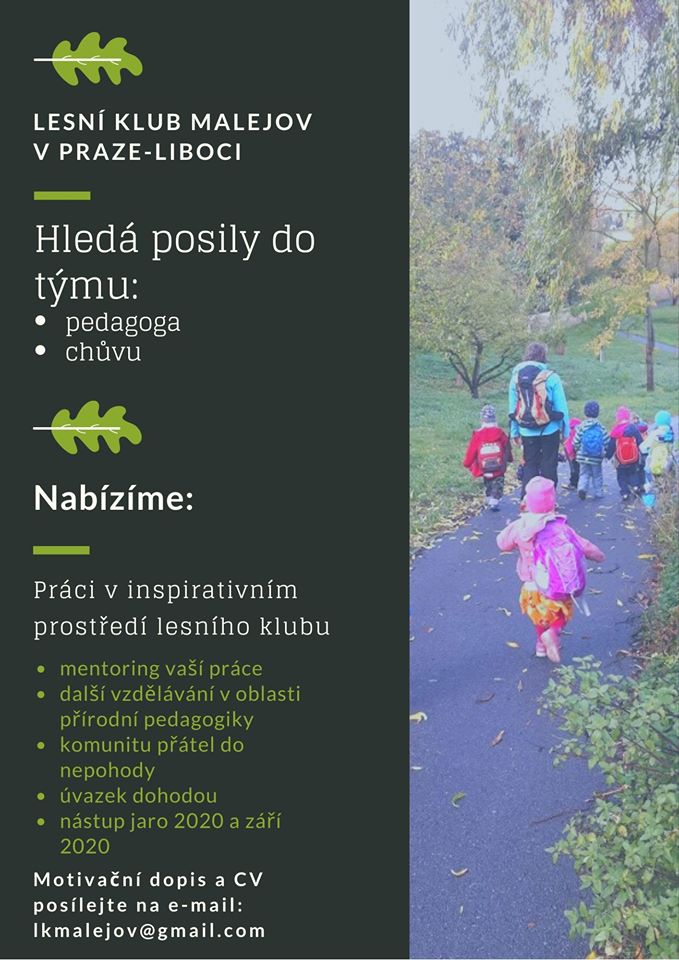 Hledáme posily, inzerát